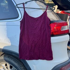 Burgundy Spaghetti Strap Top